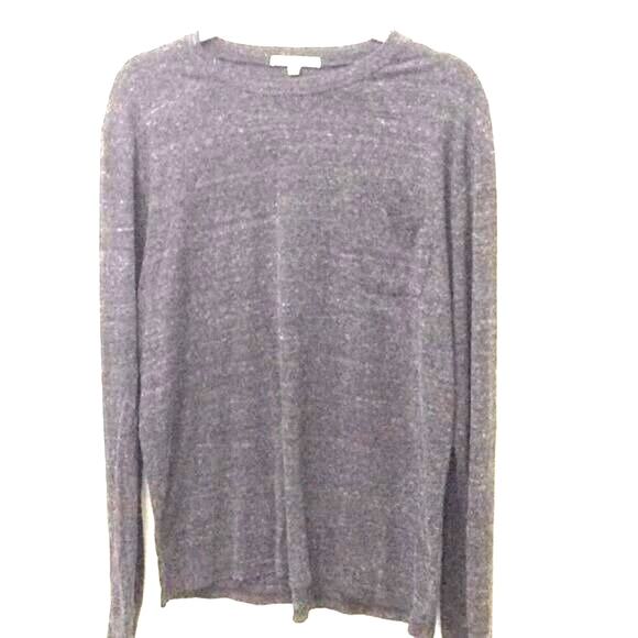 Threads 4 Thought Men’s Shirt Long Sleeve 50% Polyester, 38% Cotton Sz M. Grey - Picture 1 of 5